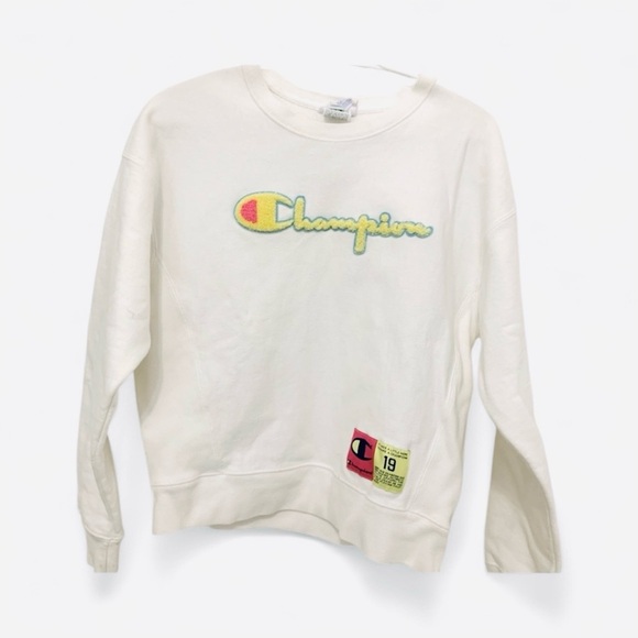 Champion White Sweatshirt - Picture 1 of 5
